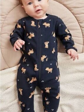3/$15 Little Cub Print Sleeper | Petit Lem
